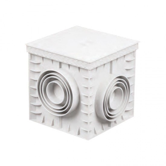 20x20 PVC Küp Rögar Kutusu
