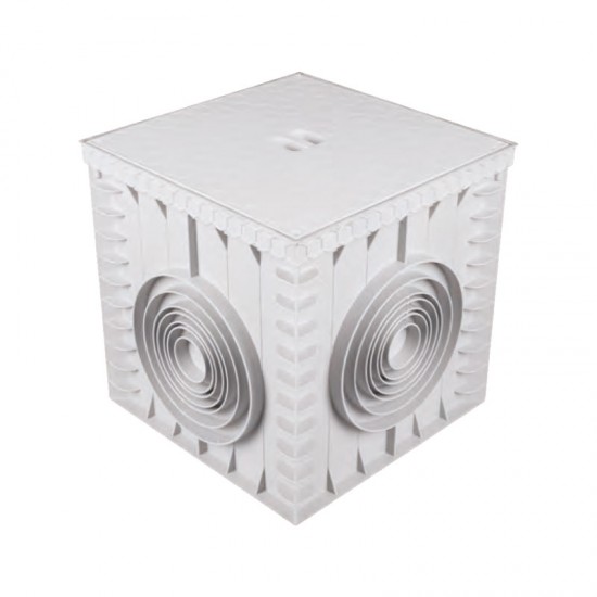 35x35 PVC Küp Rögar Kutusu